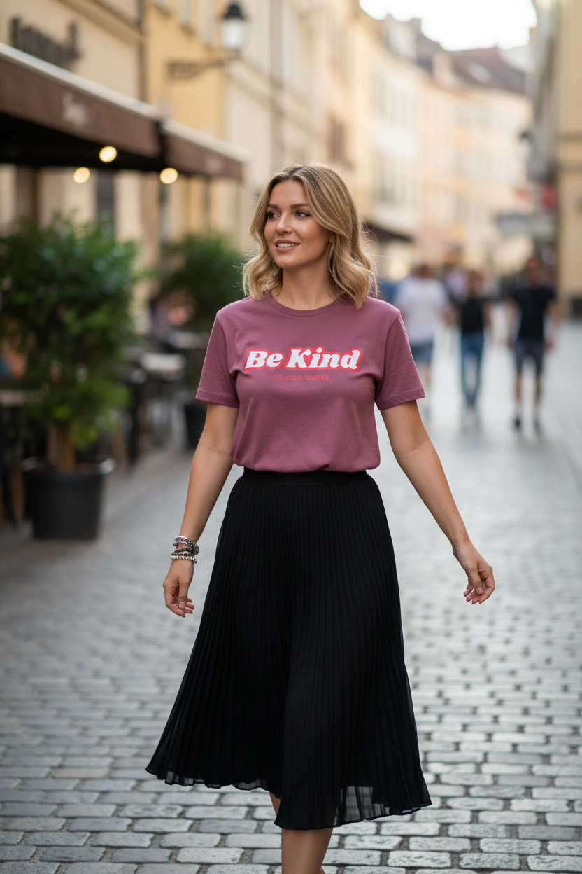 BE KIND T-Shirt - berry walking new model